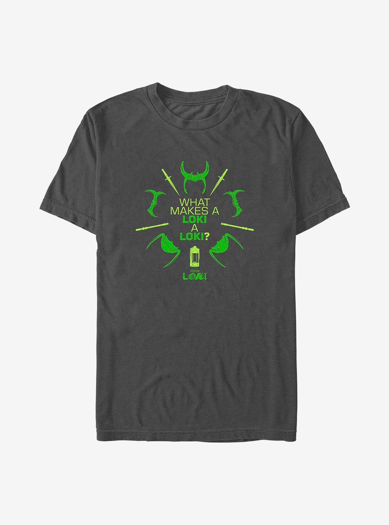 Marvel Loki What Makes A Loki T-Shirt, CHARCOAL, hi-res