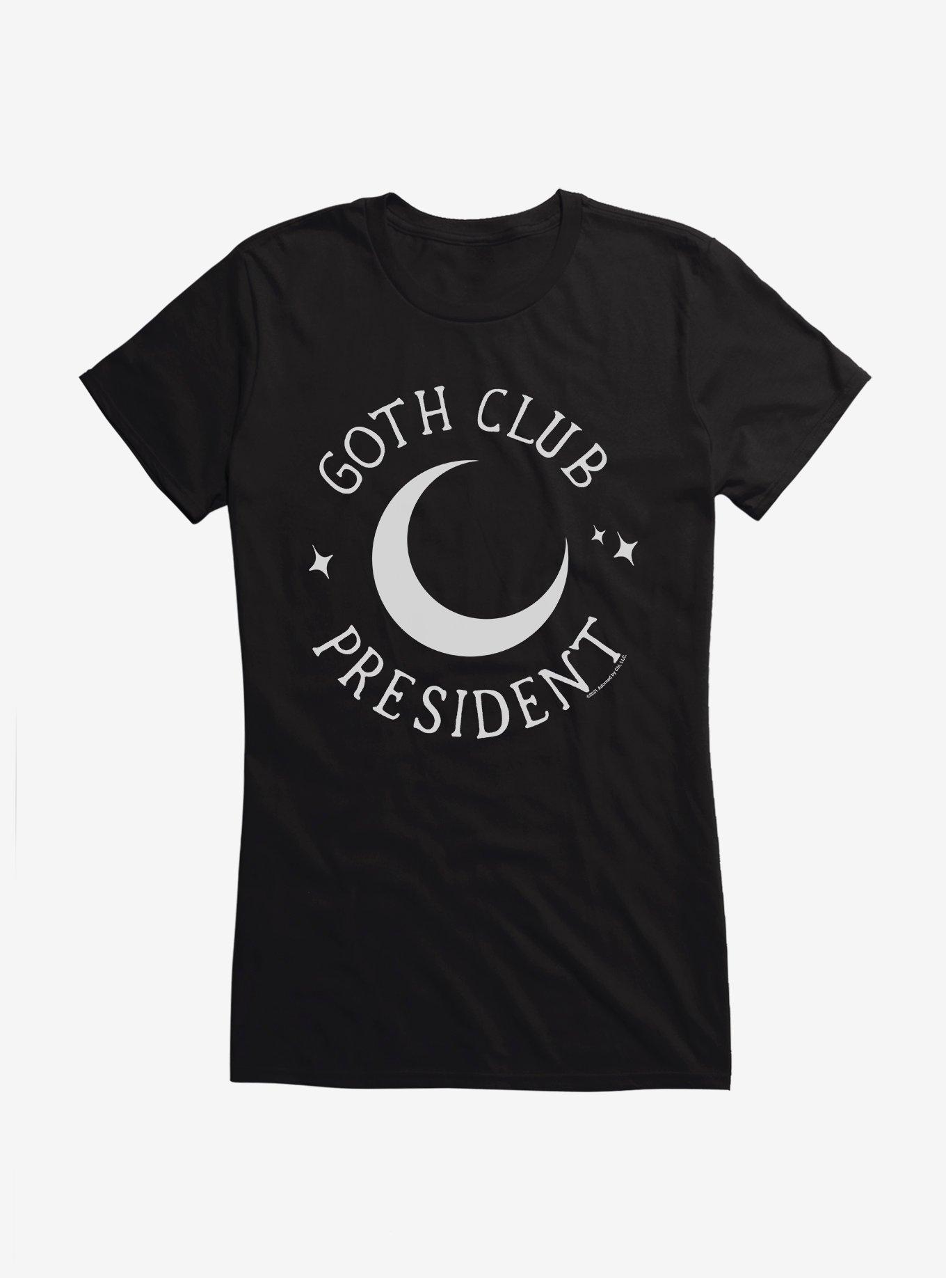 Adorned By Chi Goth Club President Girls T-Shirt