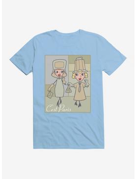 I Love Lucy Ethel And Lucy Paris In Color T-Shirt, , hi-res
