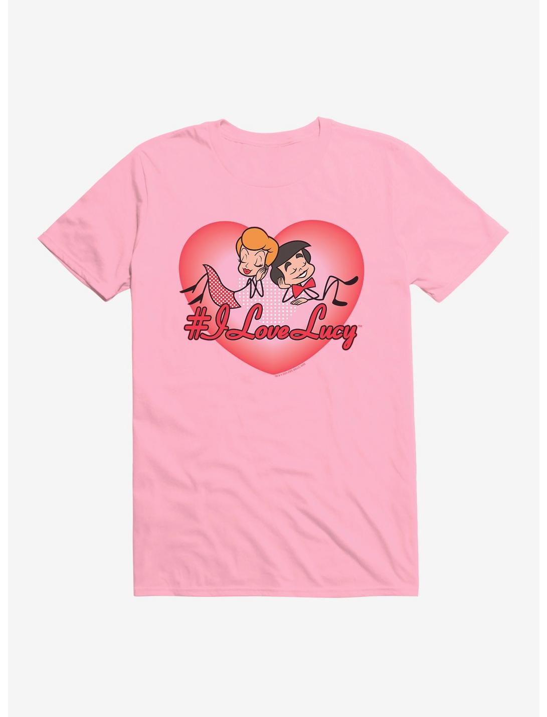 I Love Lucy Red Hashtag Cartoon T-Shirt, , hi-res
