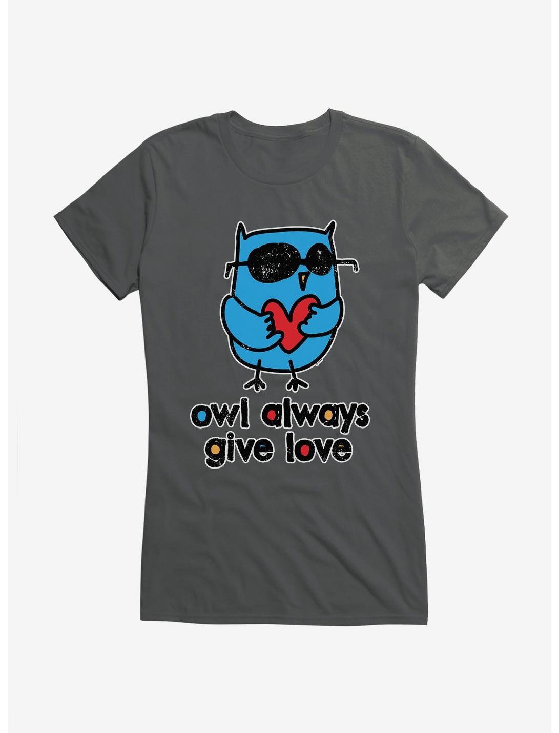 iCreate Owl Always Give Love Girls T-Shirt, , hi-res