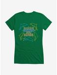 iCreate I'd Rather Be Swimming With Dolphins Girls T-Shirt, , hi-res