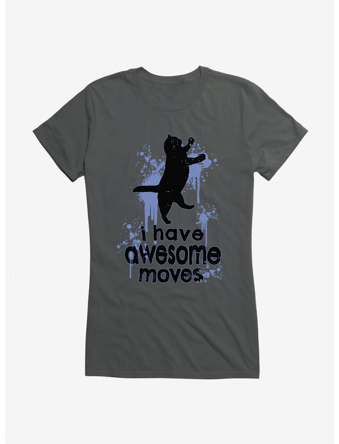 iCreate Cat I Have Awesome Moves Girls T-Shirt, , hi-res