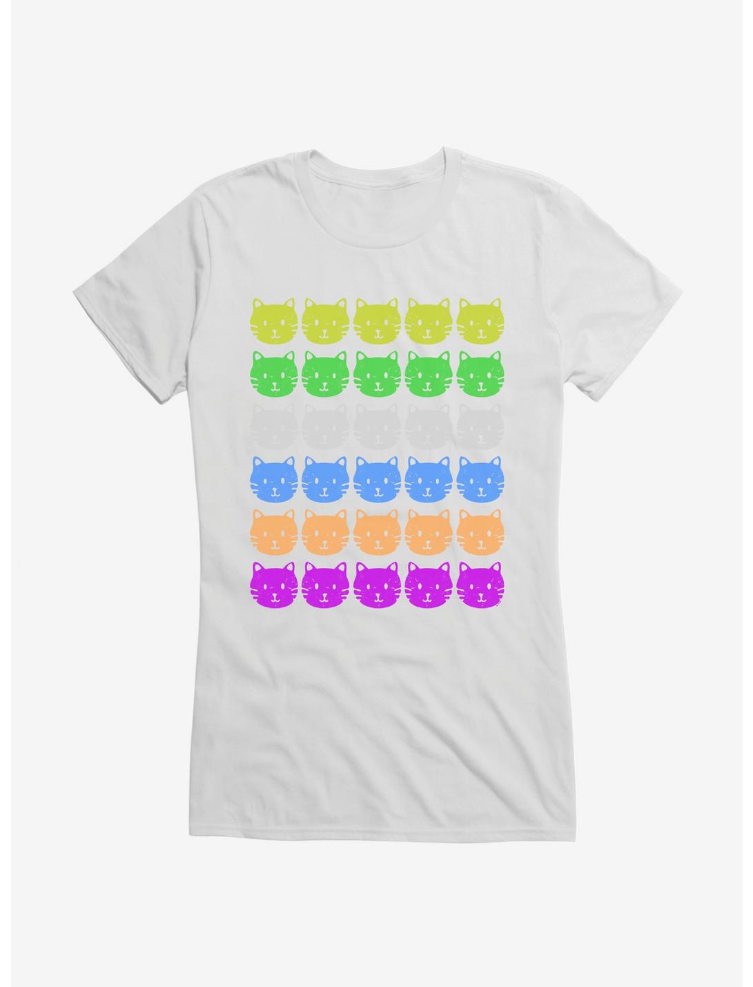 iCreate Cats Carnival Heads Girls T-Shirt, , hi-res