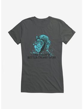 iCreate Monkey I Can Think Of Better Things To Do Girls T-Shirt, , hi-res