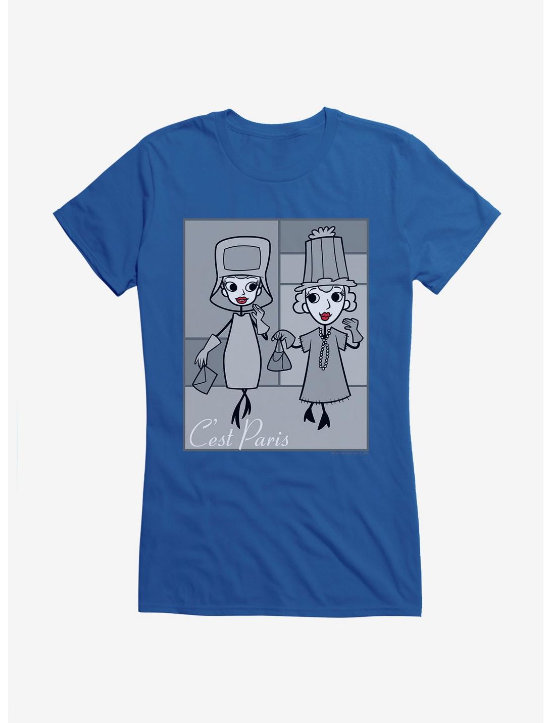 I Love Lucy C'est Paris Cartoon Girls T-Shirt, , hi-res