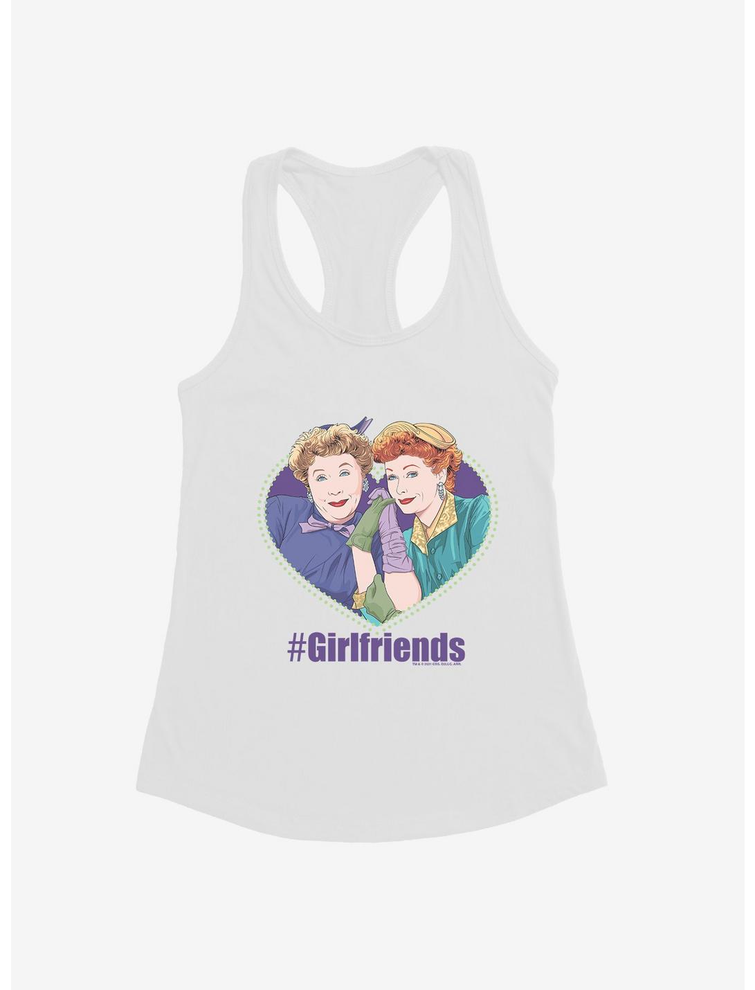 I Love Lucy Hashtag Girlfriends Girls Tank, , hi-res