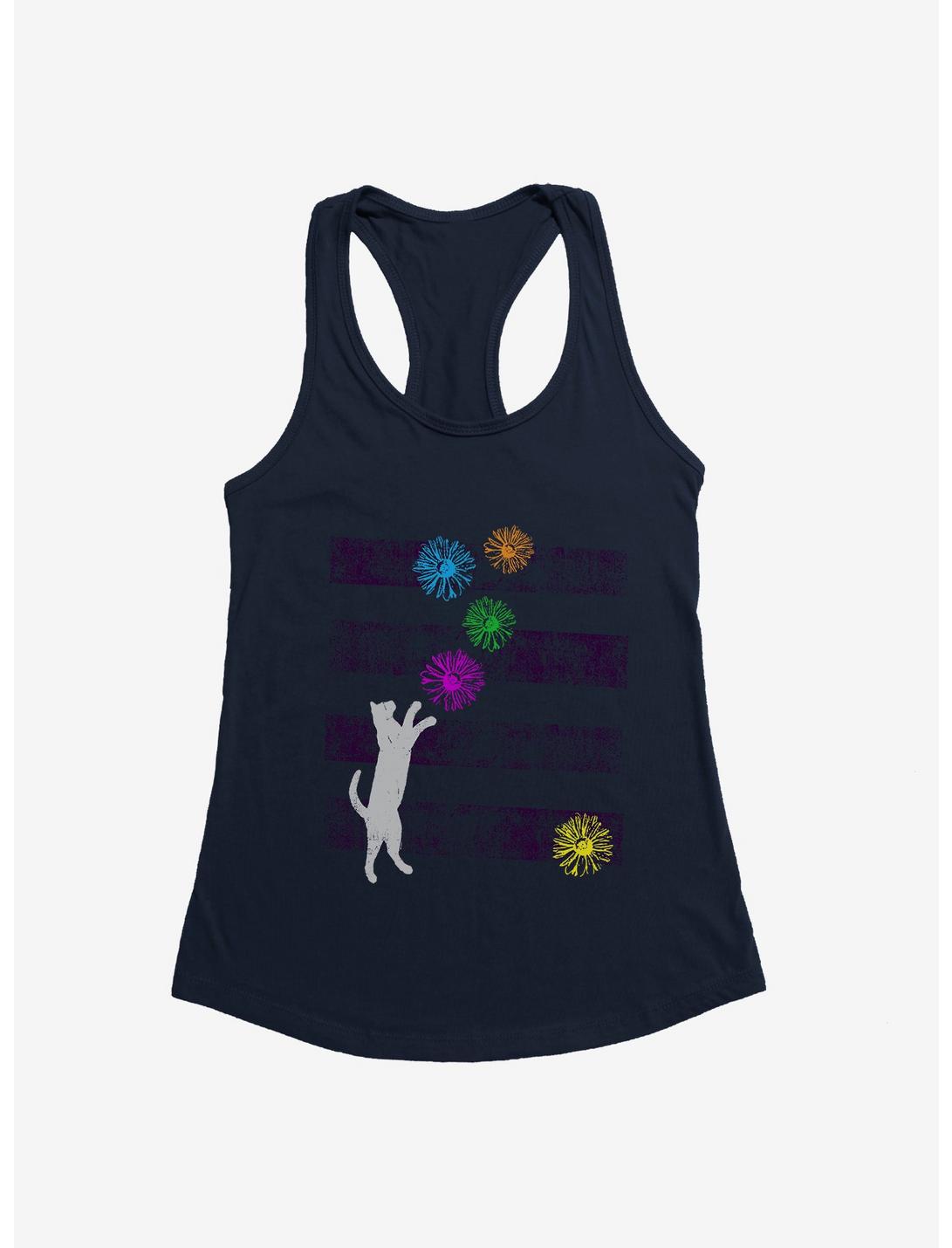 iCreate Cat And Daisies Girls Tank, , hi-res