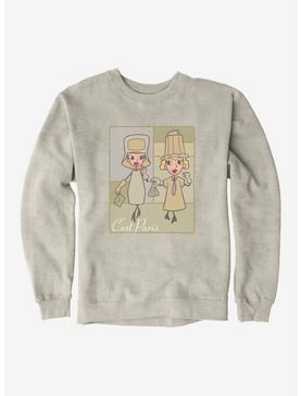 I Love Lucy Ethel And Lucy Paris In Color Sweatshirt, , hi-res