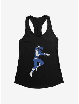 Mighty Morphin Power Rangers Blue Ranger Attack Womens Tank Top, , hi-res