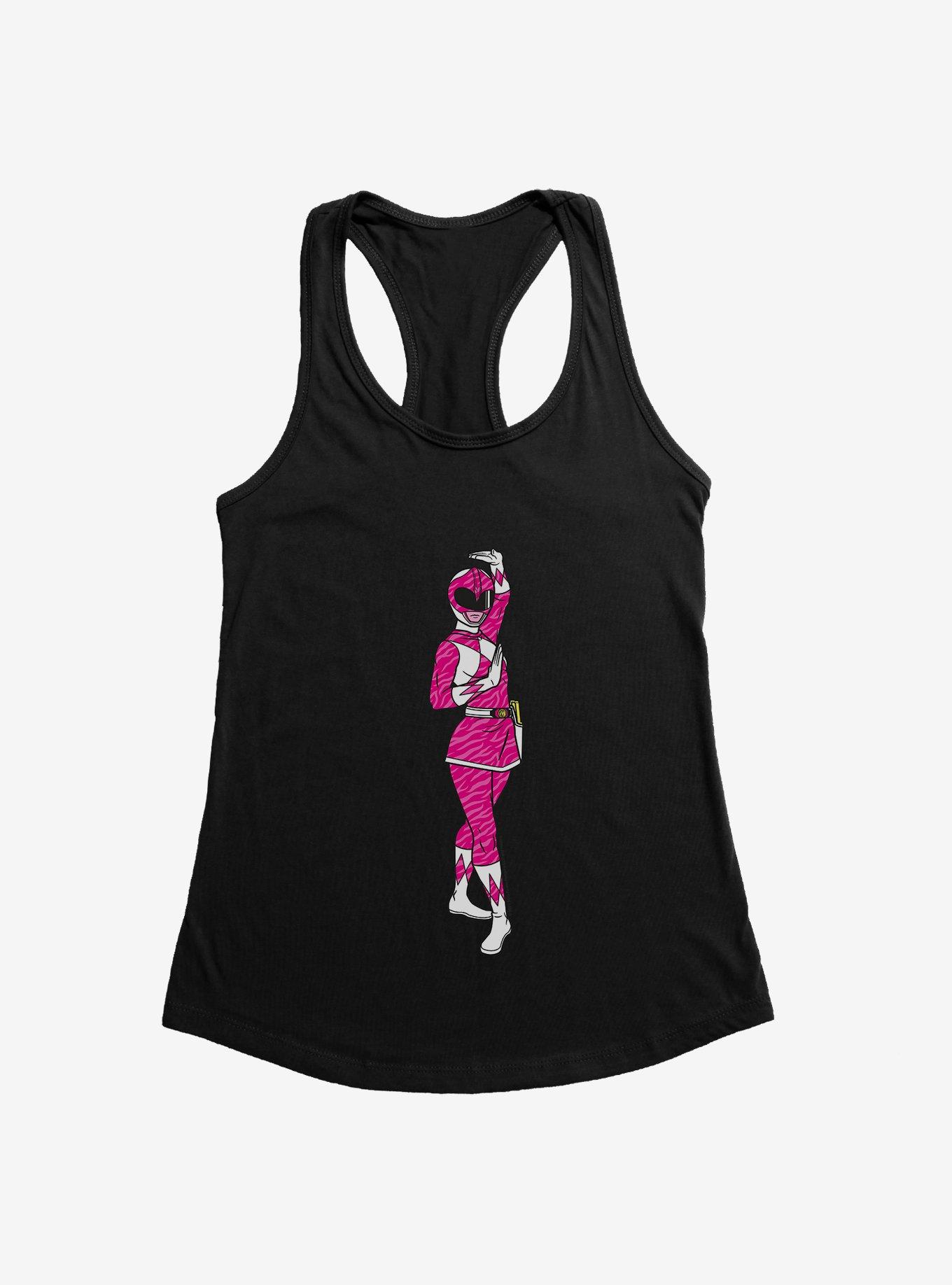 Mighty Morphin Power Rangers Pink Ranger Defense Womens Tank Top, , hi-res