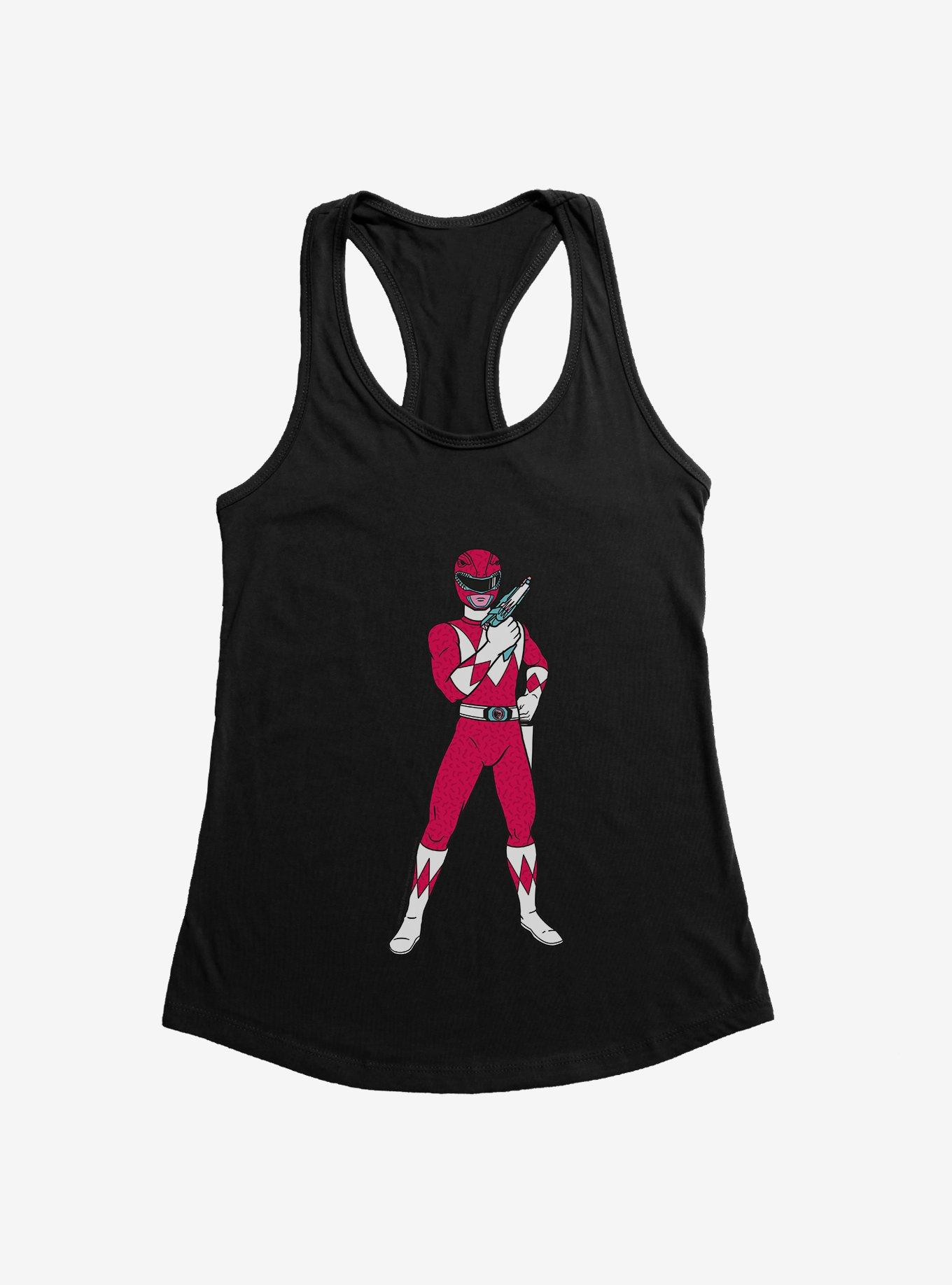Mighty Morphin Power Rangers Red Ranger Ready Aim Womens Tank Top, , hi-res