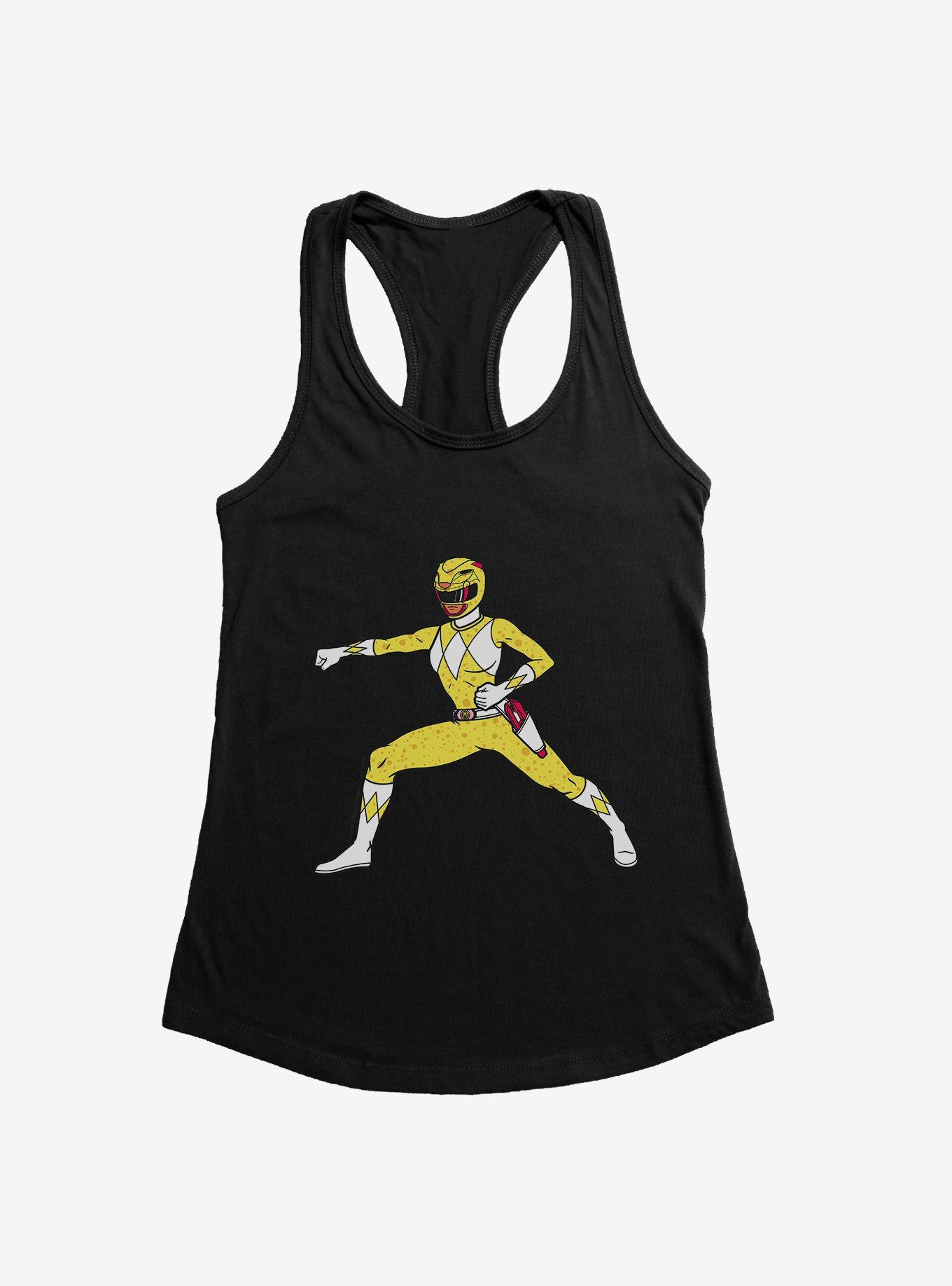 Mighty Morphin Power Rangers Yellow Ranger Punch Womens Tank Top, , hi-res