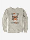 iCreate Tiger Girls Love This Guy Sweatshirt, OATMEAL HEATHER, hi-res