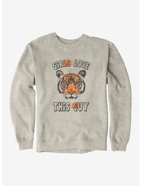 iCreate Tiger Girls Love This Guy Sweatshirt, , hi-res