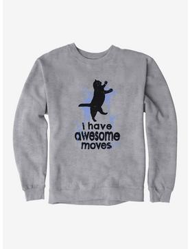 iCreate Cat I Have Awesome Moves Sweatshirt, , hi-res