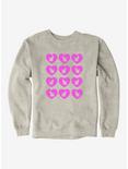 iCreate Cats Love Hearts Sweatshirt, , hi-res