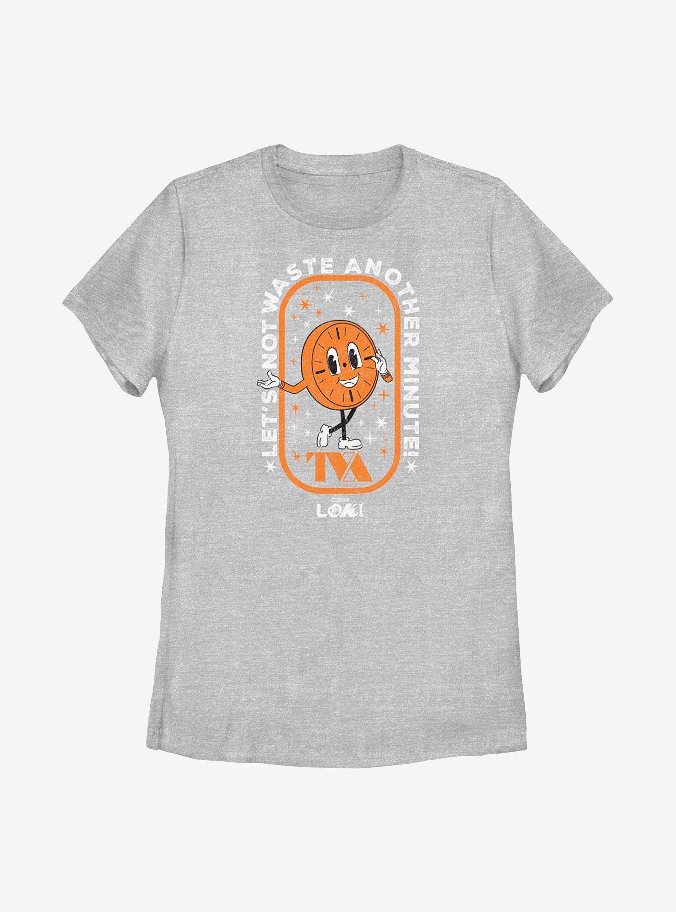 Marvel Loki Miss Minutes Let's Not Waste Another Minute Womens T-Shirt, , hi-res