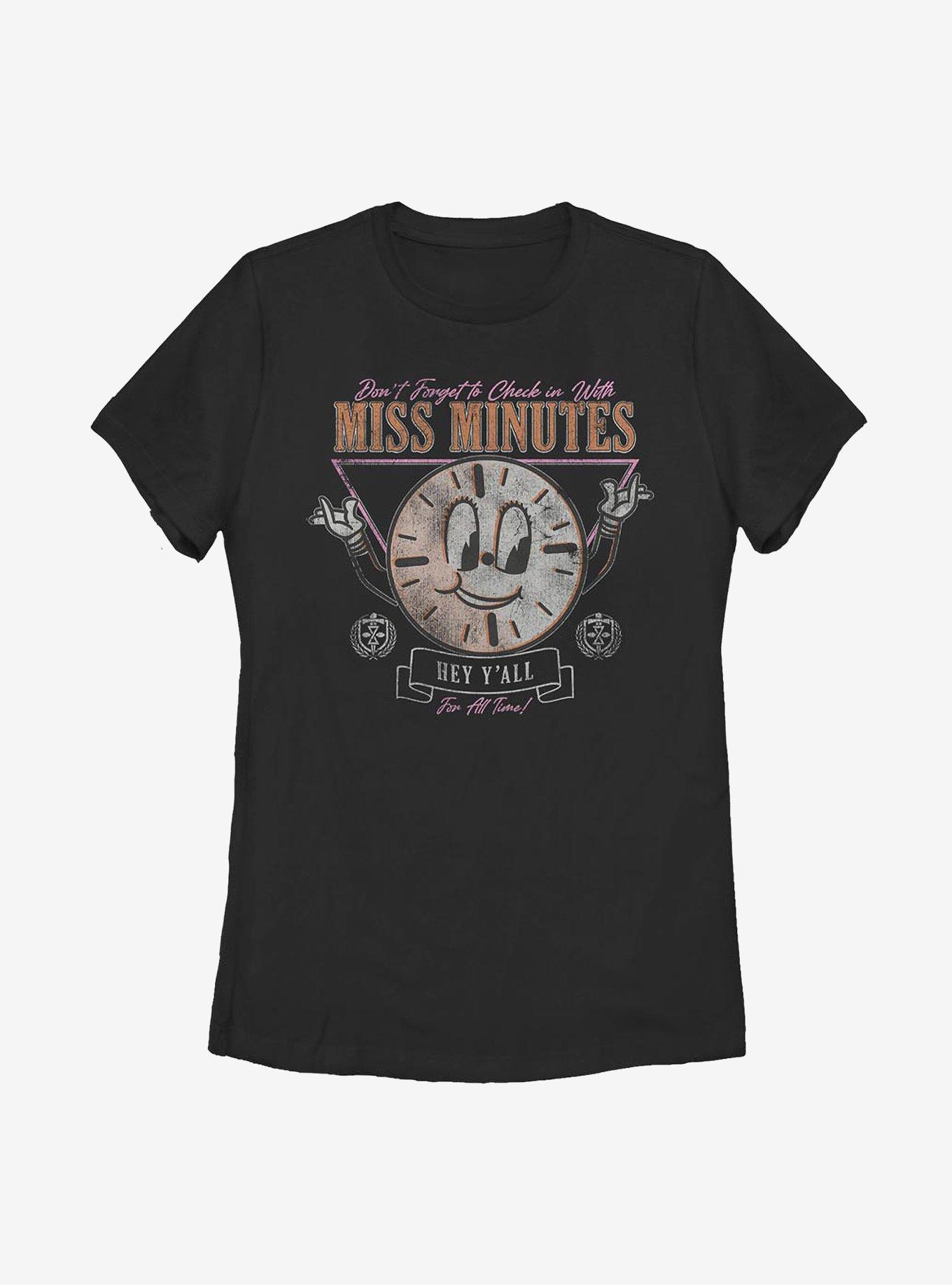 Marvel Loki Miss Minutes Check In Womens T-Shirt, BLACK, hi-res