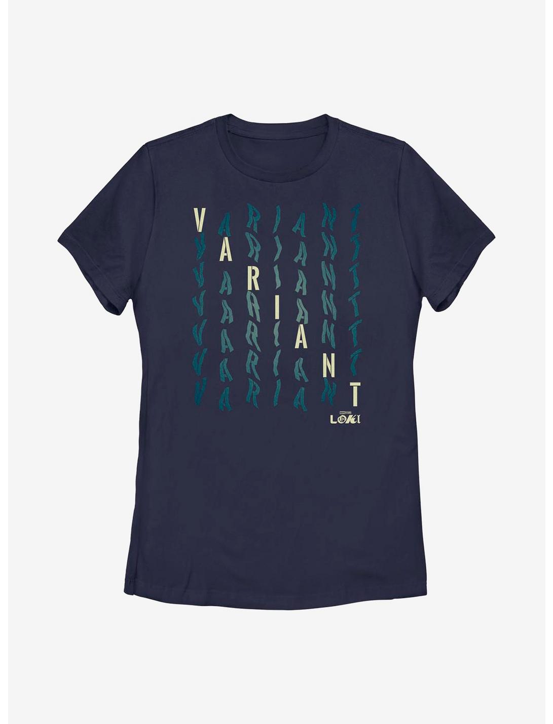 Marvel Loki Variant Wave Womens T-Shirt, NAVY, hi-res