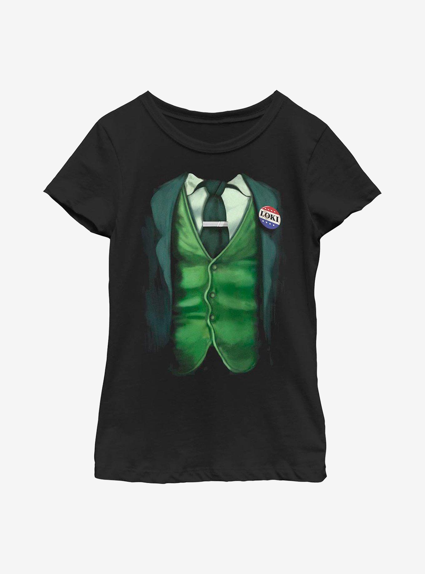 Marvel Loki Vote For Loki Outfit Youth Girls T-Shirt, , hi-res