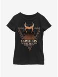 Marvel Loki Mischievious Campaign Youth Girls T-Shirt, BLACK, hi-res