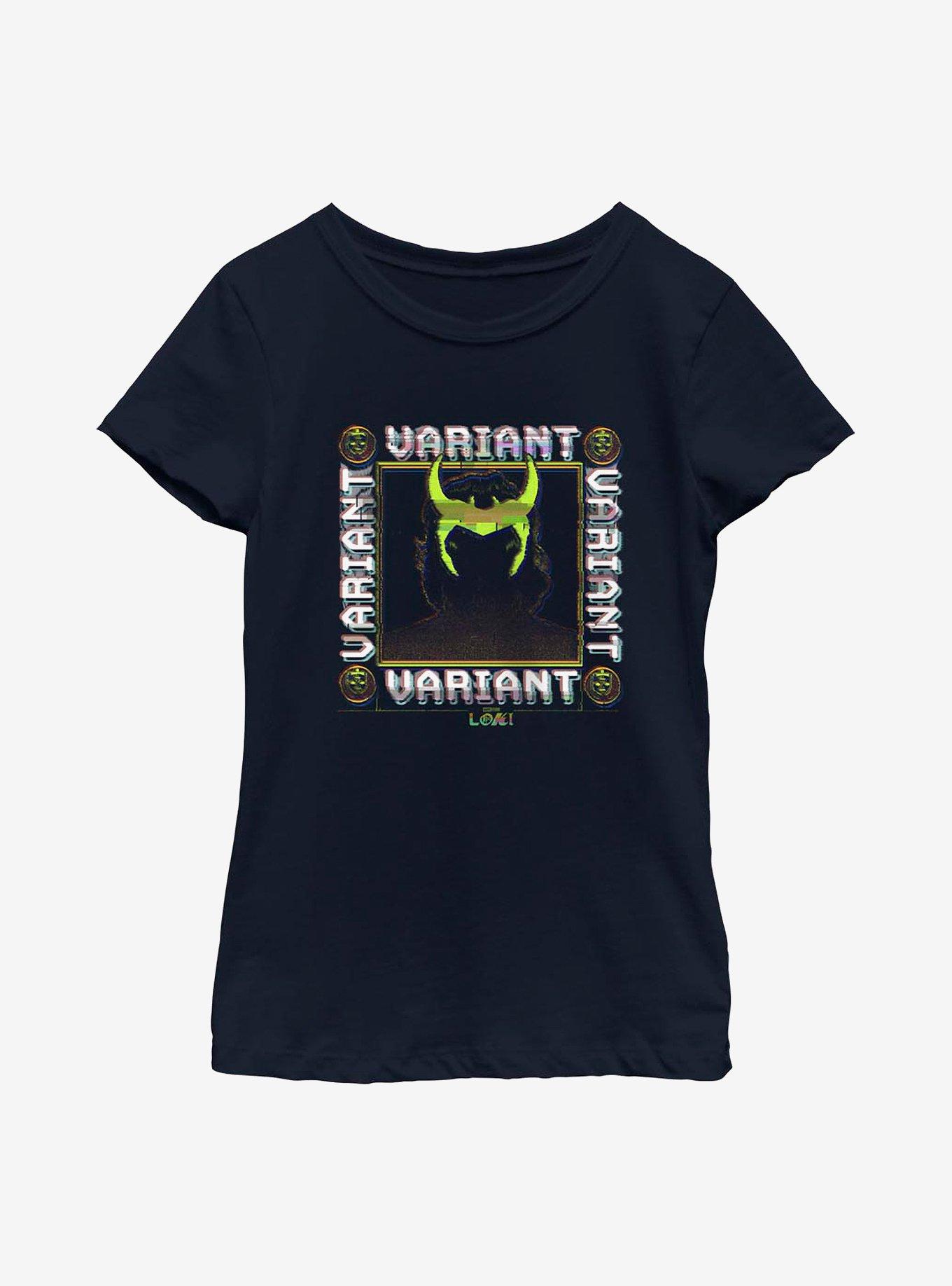Marvel Loki Variant Glitch Youth Girls T-Shirt, , hi-res