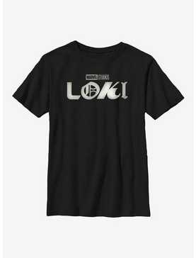 Marvel Loki Logo Film Grain Youth T-Shirt, , hi-res