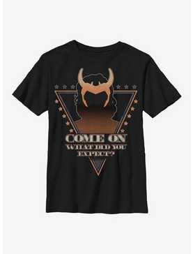 Marvel Loki Mischievious Campaign Youth T-Shirt, , hi-res