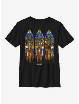 Marvel Loki Protect And Preserve Stained Glass Youth T-Shirt, , hi-res