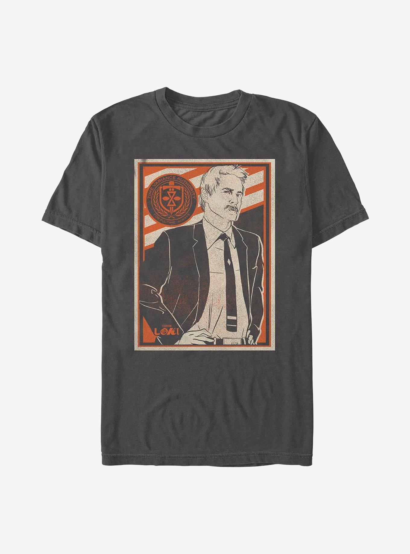 Marvel Loki Mobius T-Shirt, CHARCOAL, hi-res