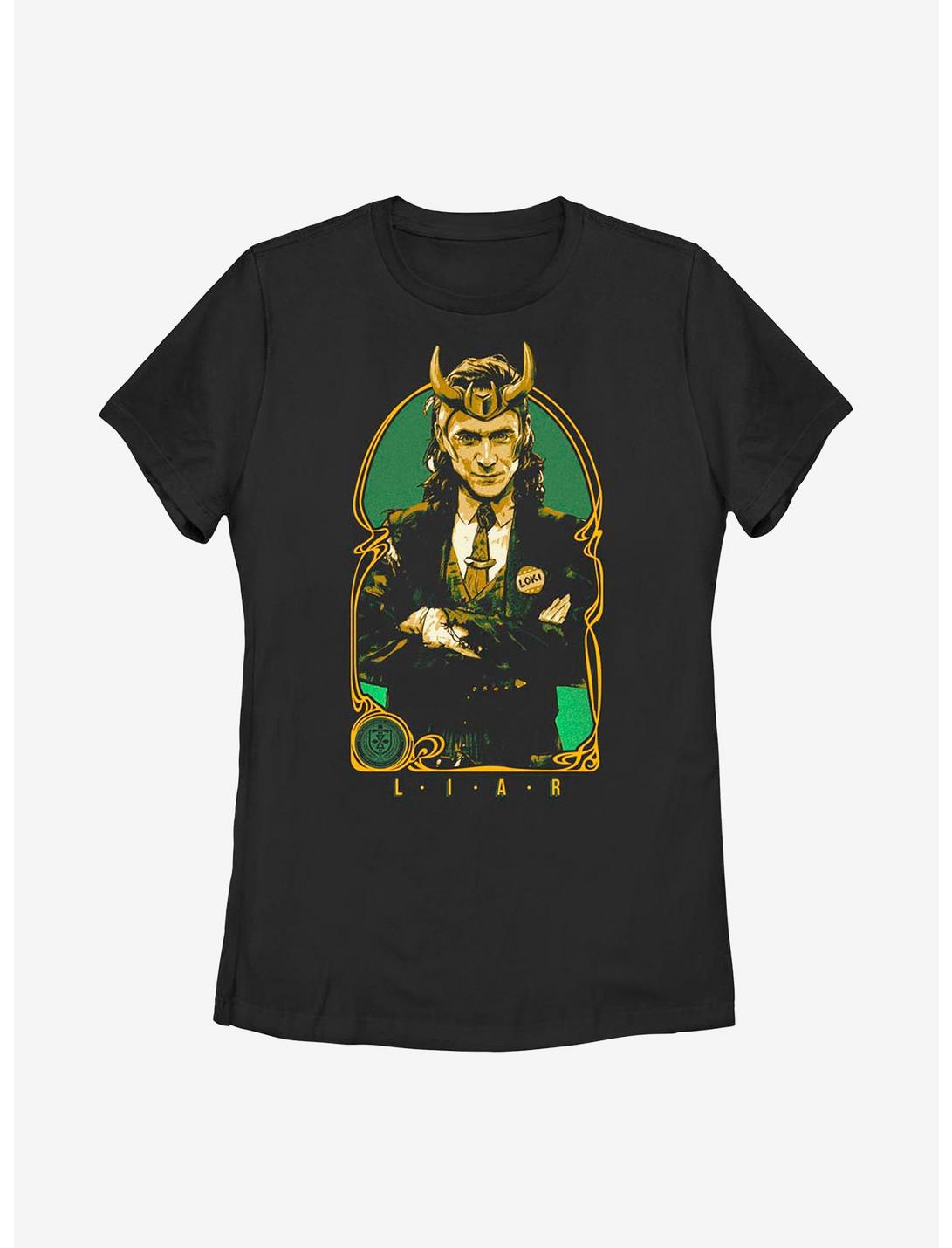 Marvel Loki Liar Womens T-Shirt, BLACK, hi-res