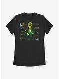 Marvel Loki Chaotic Womens T-Shirt, BLACK, hi-res