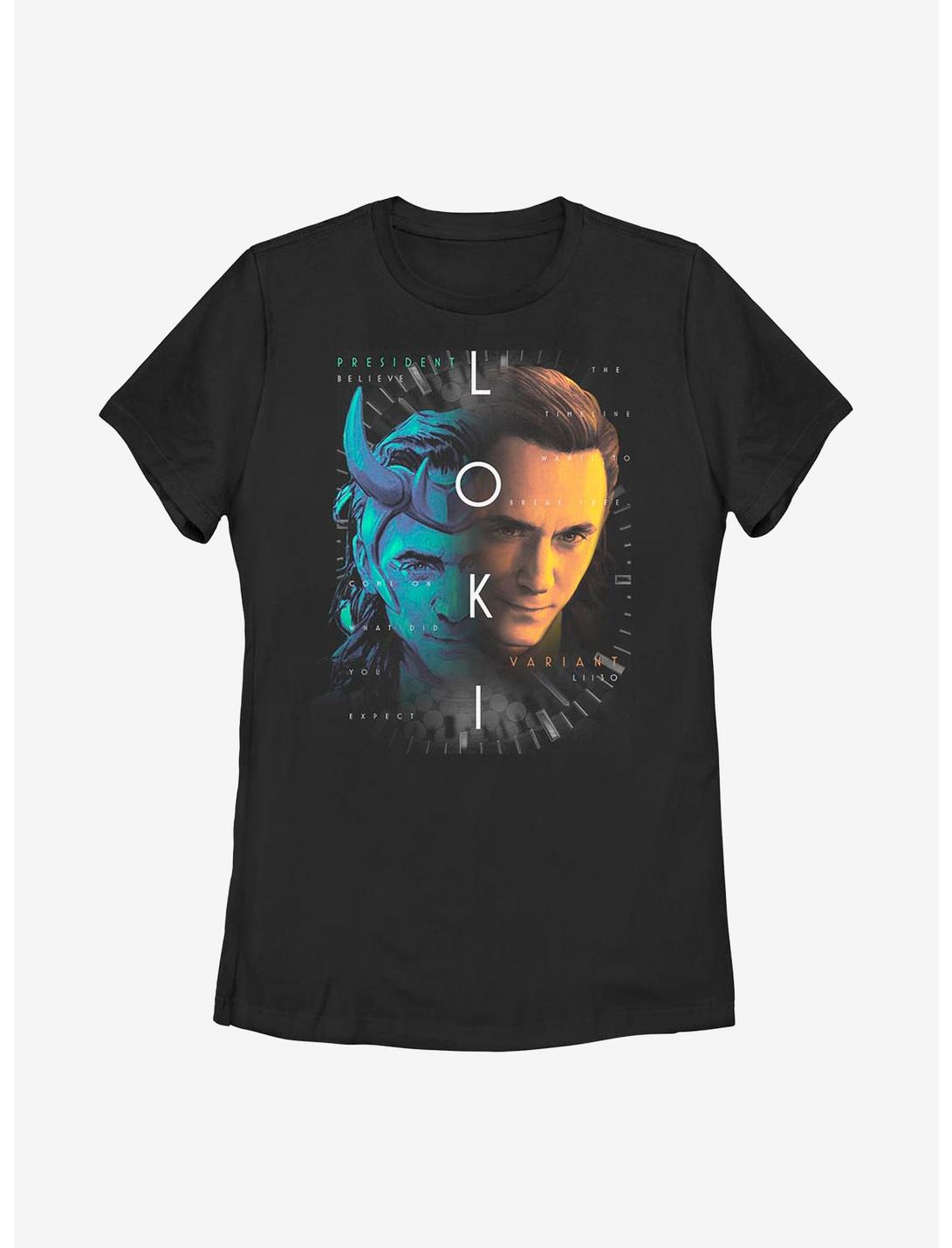 Marvel Loki Choices Womens T-Shirt, BLACK, hi-res