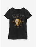 Marvel Loki Guilty Of Being The God Of Mischief Youth Girls T-Shirt, BLACK, hi-res