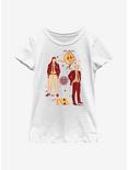 Marvel Loki With Mobius And Miss Minutes TVA Youth Girls T-Shirt, WHITE, hi-res