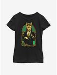 Marvel Loki Liar Youth Girls T-Shirt, BLACK, hi-res