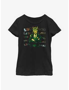 Marvel Loki Chaotic Youth Girls T-Shirt, , hi-res
