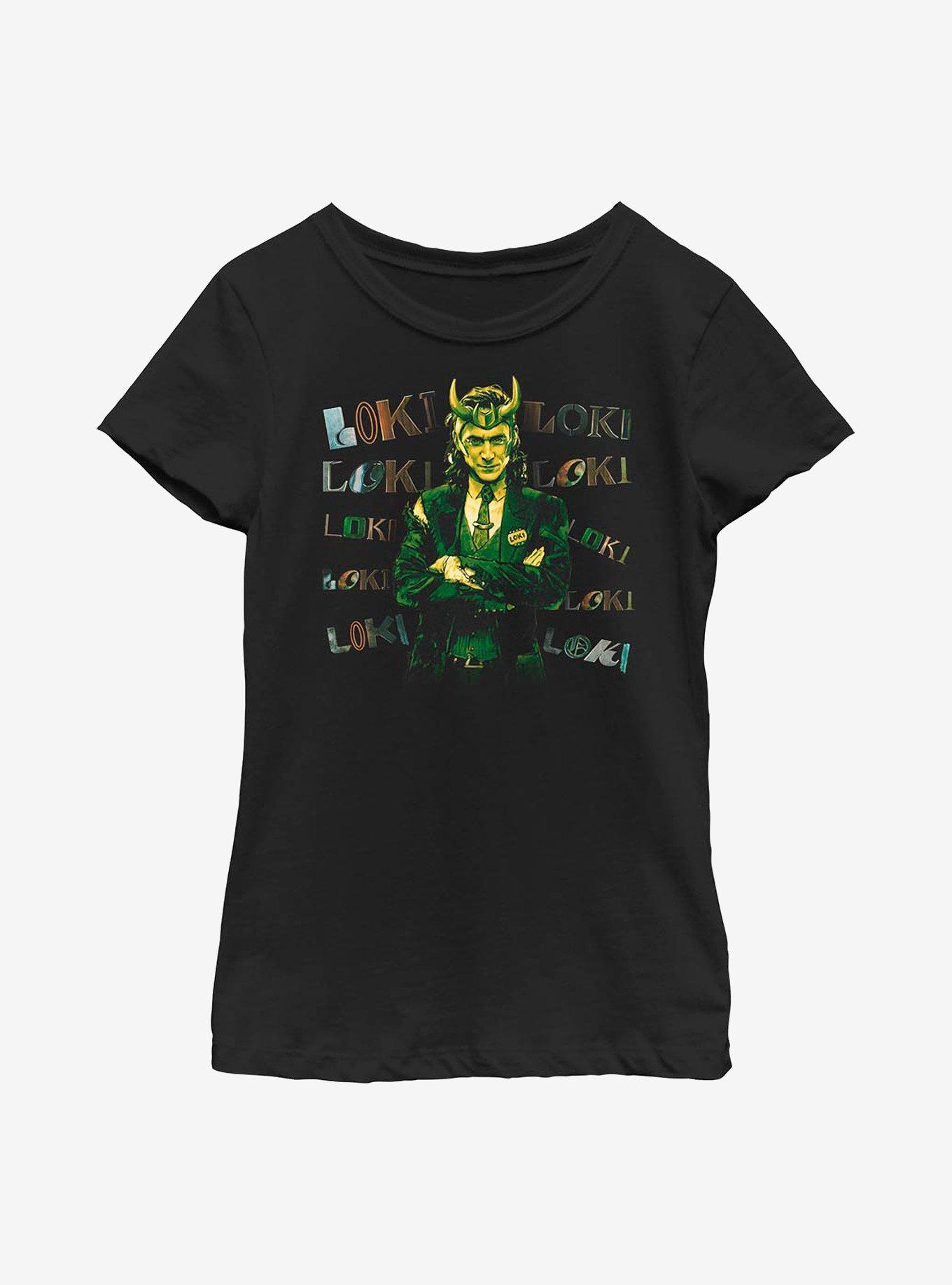 Marvel Loki Chaotic Youth Girls T-Shirt, , hi-res