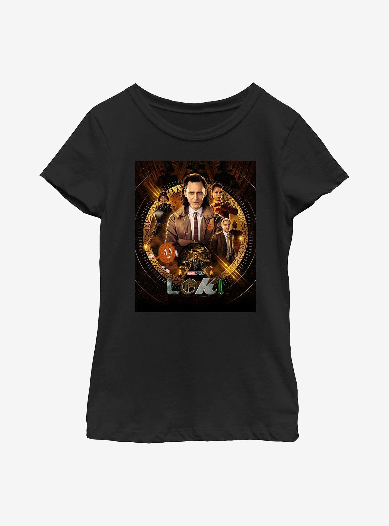 Marvel Loki Poster Youth Girls T-Shirt, , hi-res