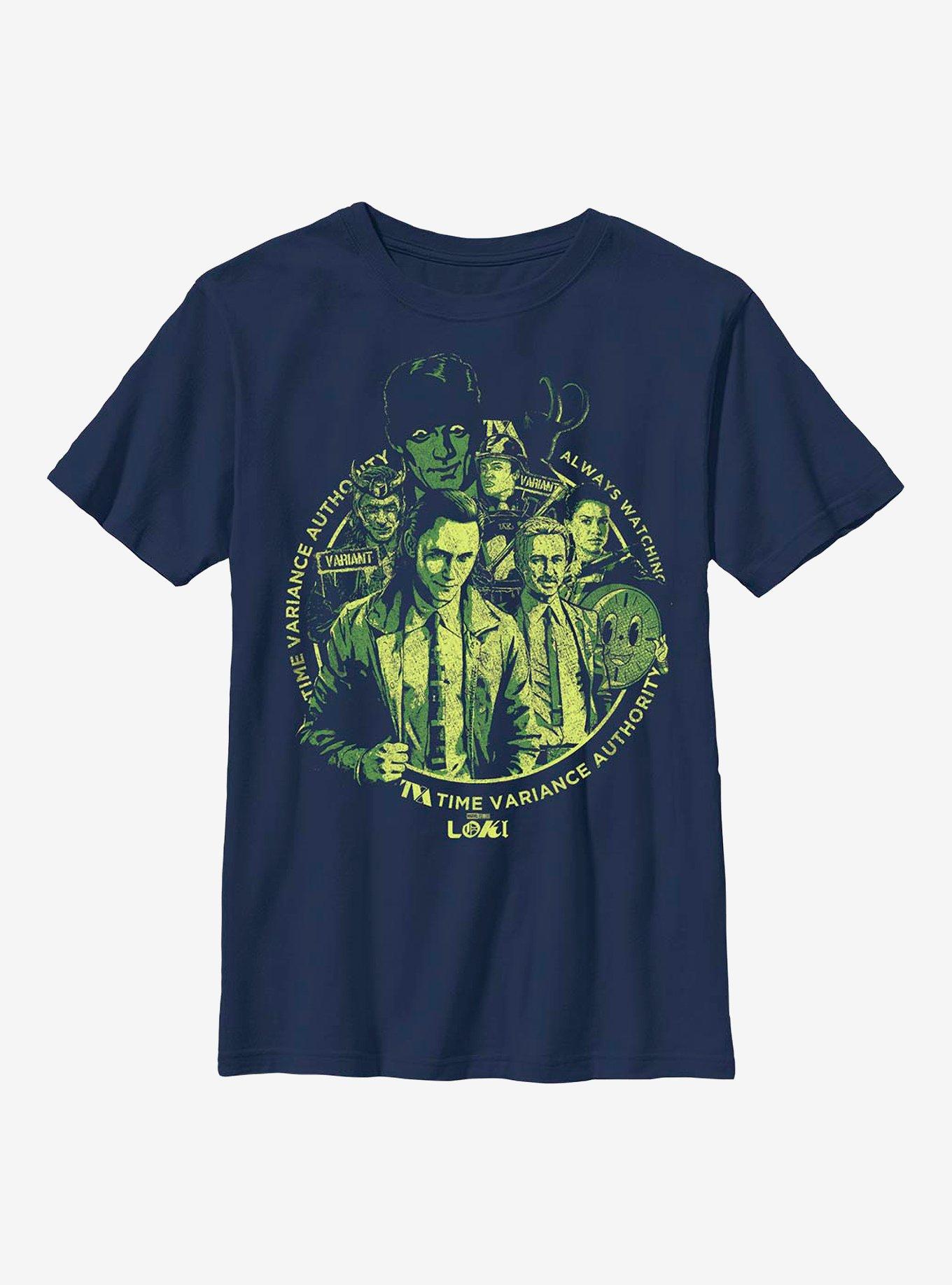 Marvel Loki Agents Of Time Youth T-Shirt, NAVY, hi-res