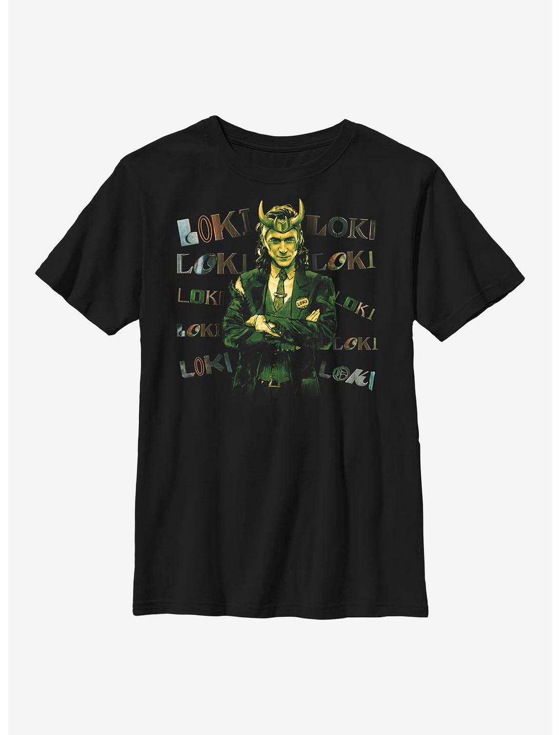 Marvel Loki Chaotic Youth T-Shirt, BLACK, hi-res