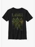 Marvel Loki Statues Youth T-Shirt, BLACK, hi-res