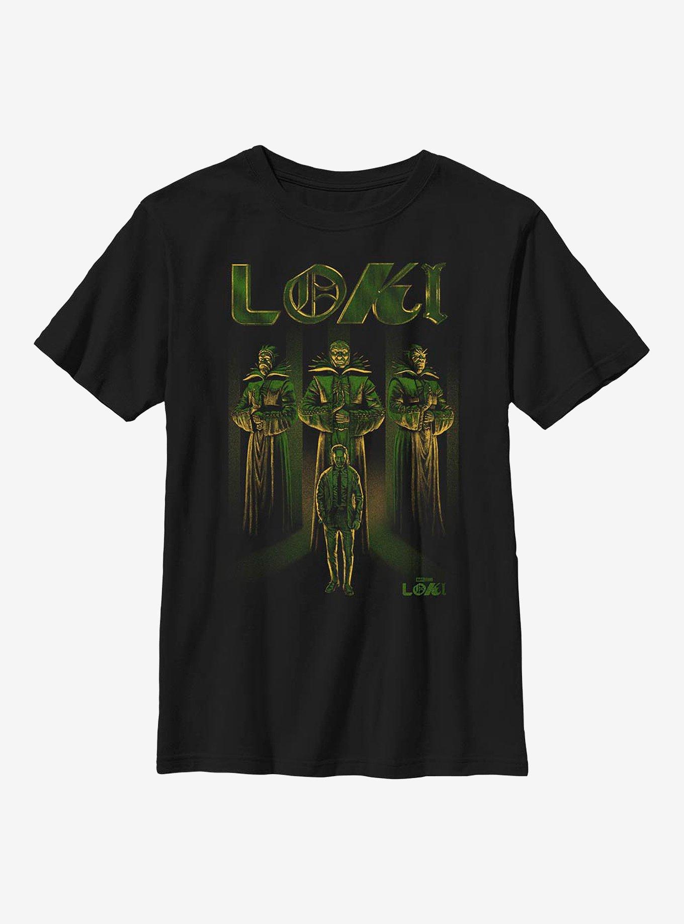 Marvel Loki Statues Youth T-Shirt, , hi-res