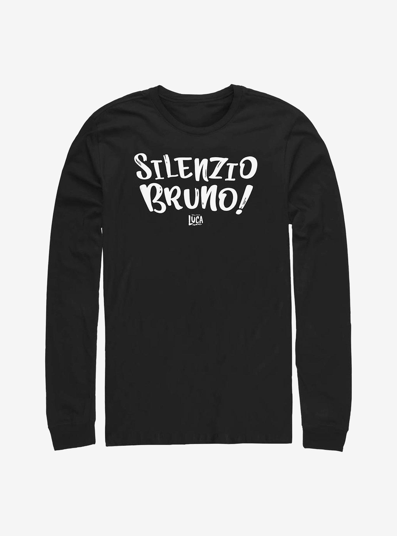 Disney Pixar Silenzio Bruno! Long-Sleeve T-Shirt, BLACK, hi-res