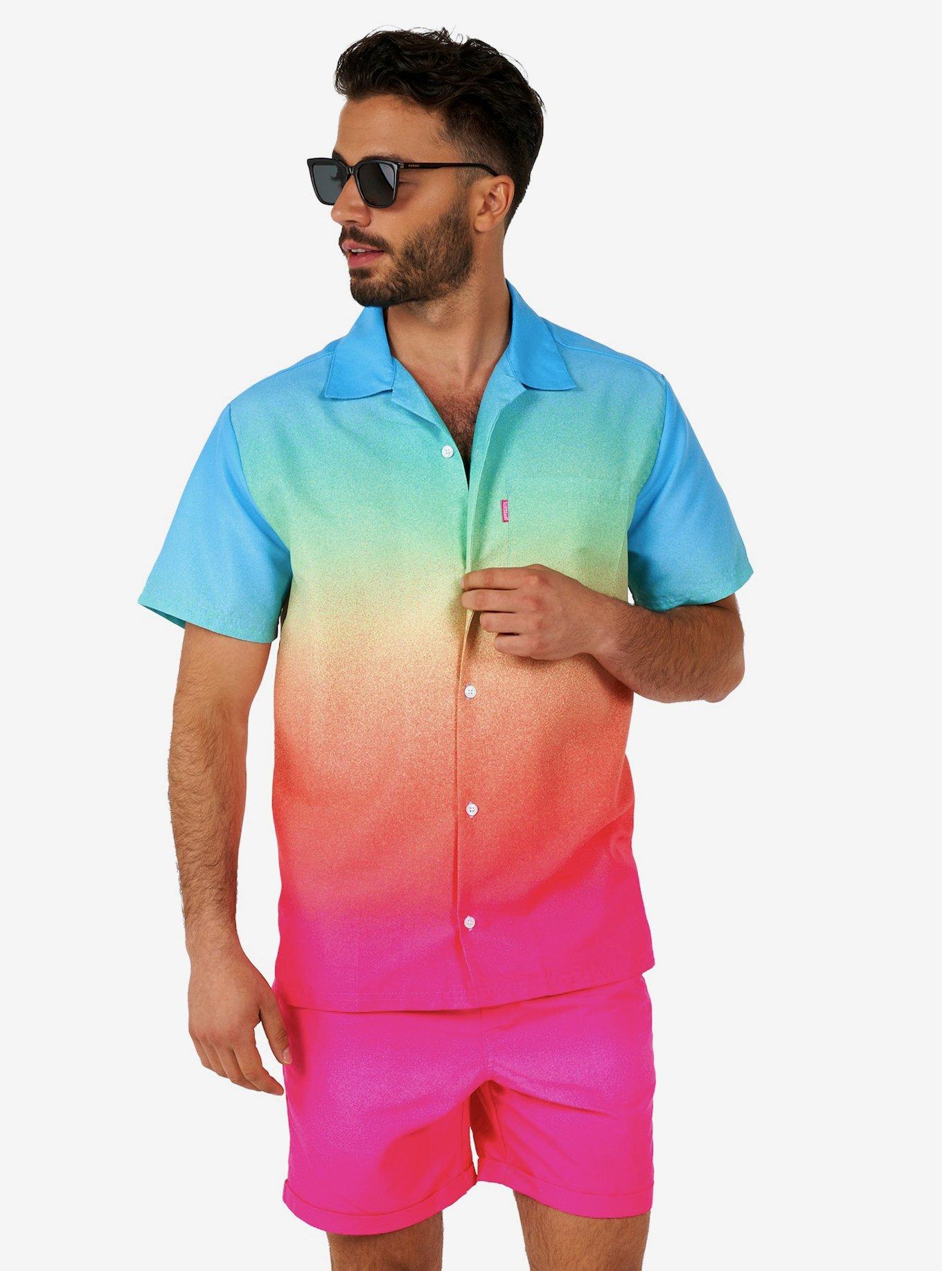 Funky Fade Summer Shorts Set, , hi-res