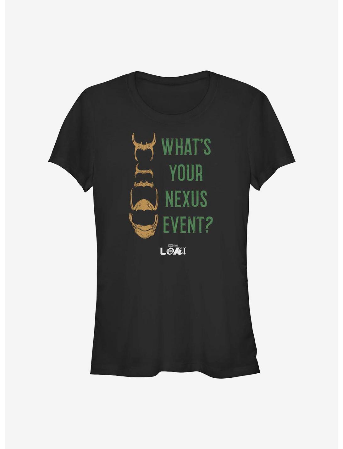Marvel Loki What's Your Nexus Event? Girls T-Shirt, BLACK, hi-res