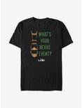 Marvel Loki What's Your Nexus Event? T-Shirt, BLACK, hi-res