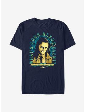 Marvel Loki What's Your Nexus Event? Frame T-Shirt, NAVY, hi-res