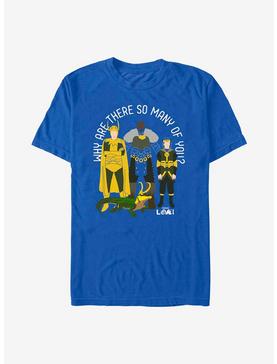Marvel Loki Why Are There So Many Of You? T-Shirt, ROYAL, hi-res